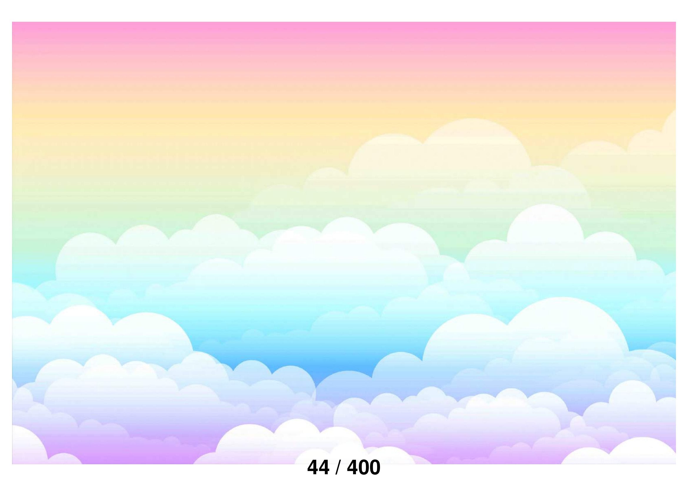 Rainbow Cloud Backdrop