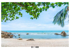 Beach Side View Backdrop