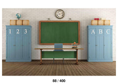 Retro Classroom Backdrop