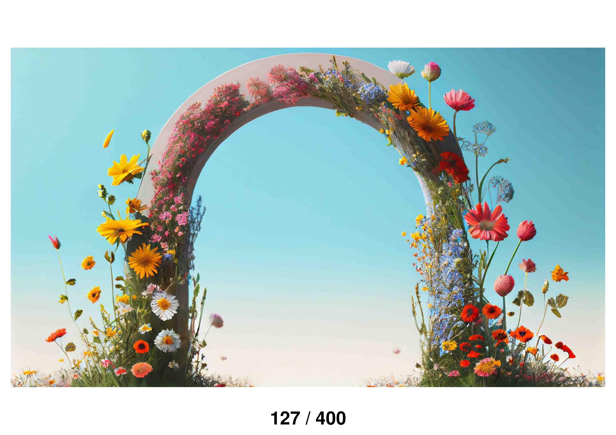 Flower Arch Backdrop