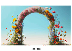 Flower Arch Backdrop