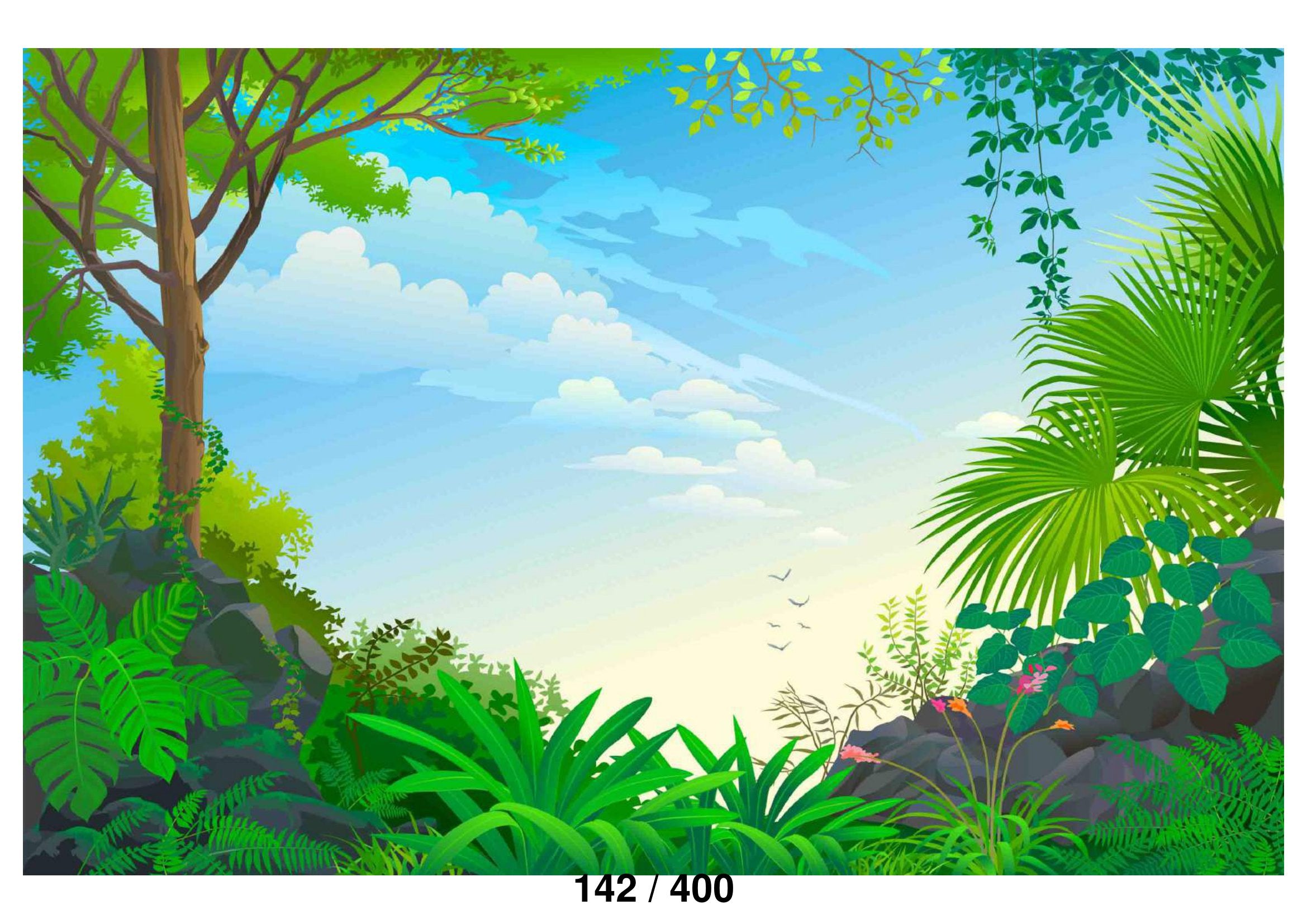 Mountain Top View Backdrop