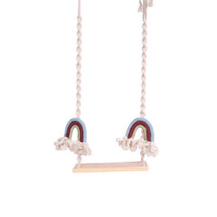 baby and newborn wooden swing