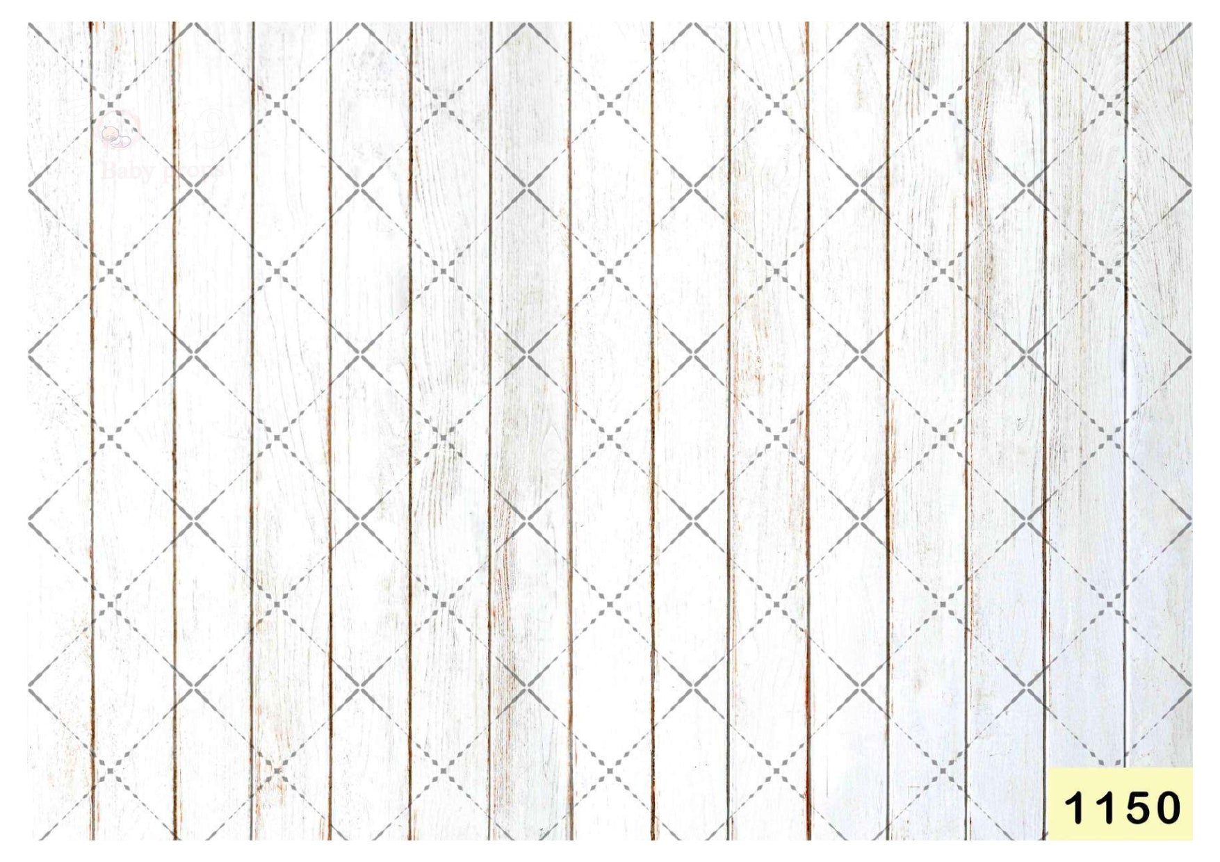 White Woodean babyphotoshoot Backdrop