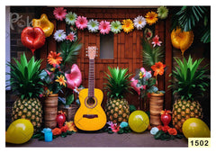 Mexico With Guitar Backdrop