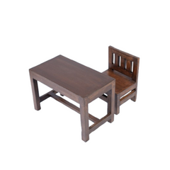 Wooden Chair and Bench