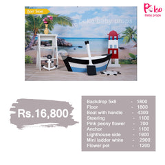 Boat Ready To Shoot Baby Shoot toddler photoshoot Theme