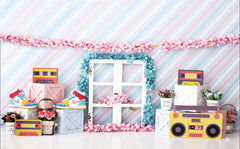 Radio Vibe Backdrop-Fabric Backdrop