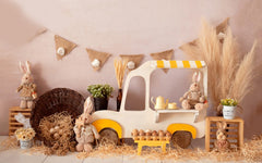 Jeep Bunny Backdrop
