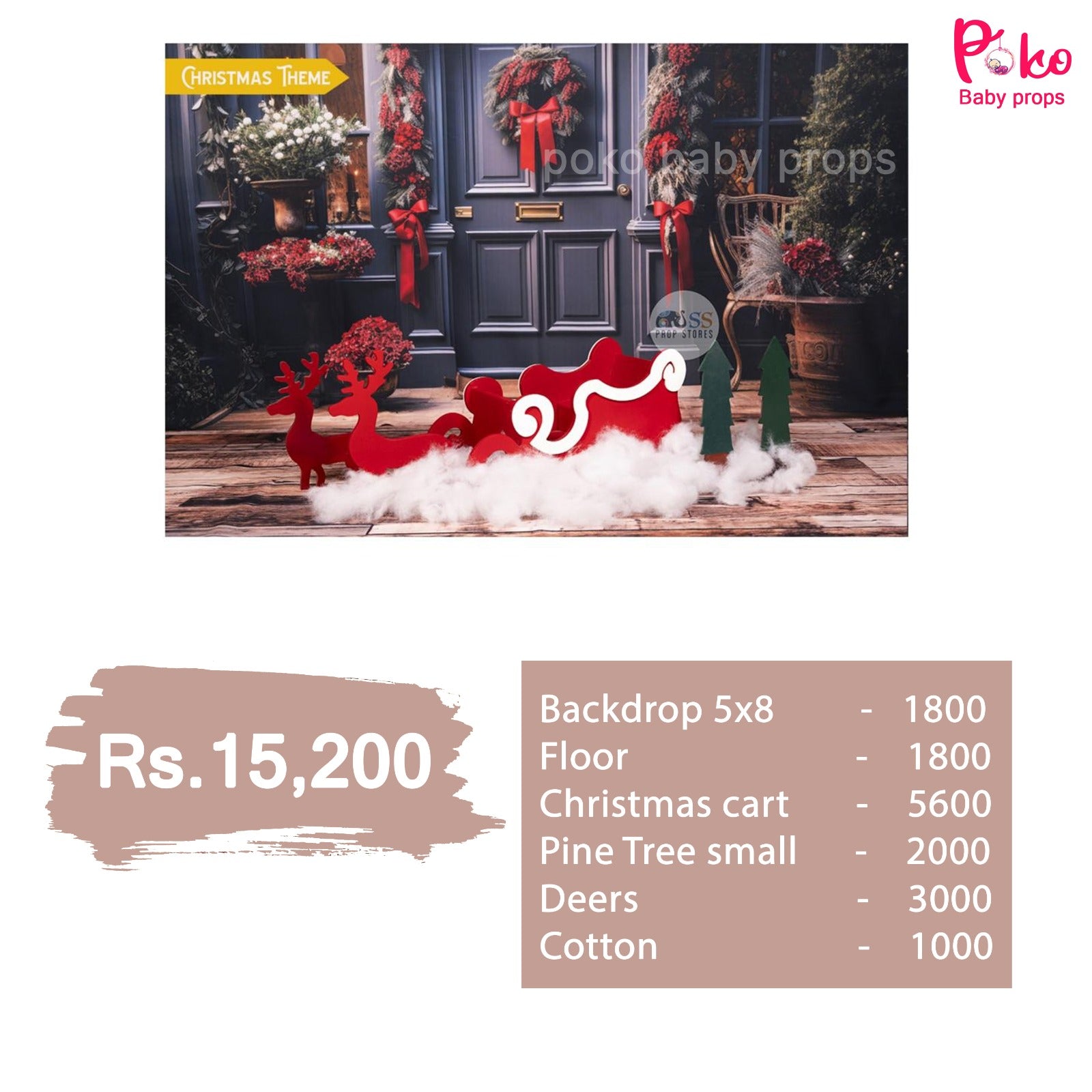 Christmas Ready to Shoot Baby Shoot toddler photoshoot Theme