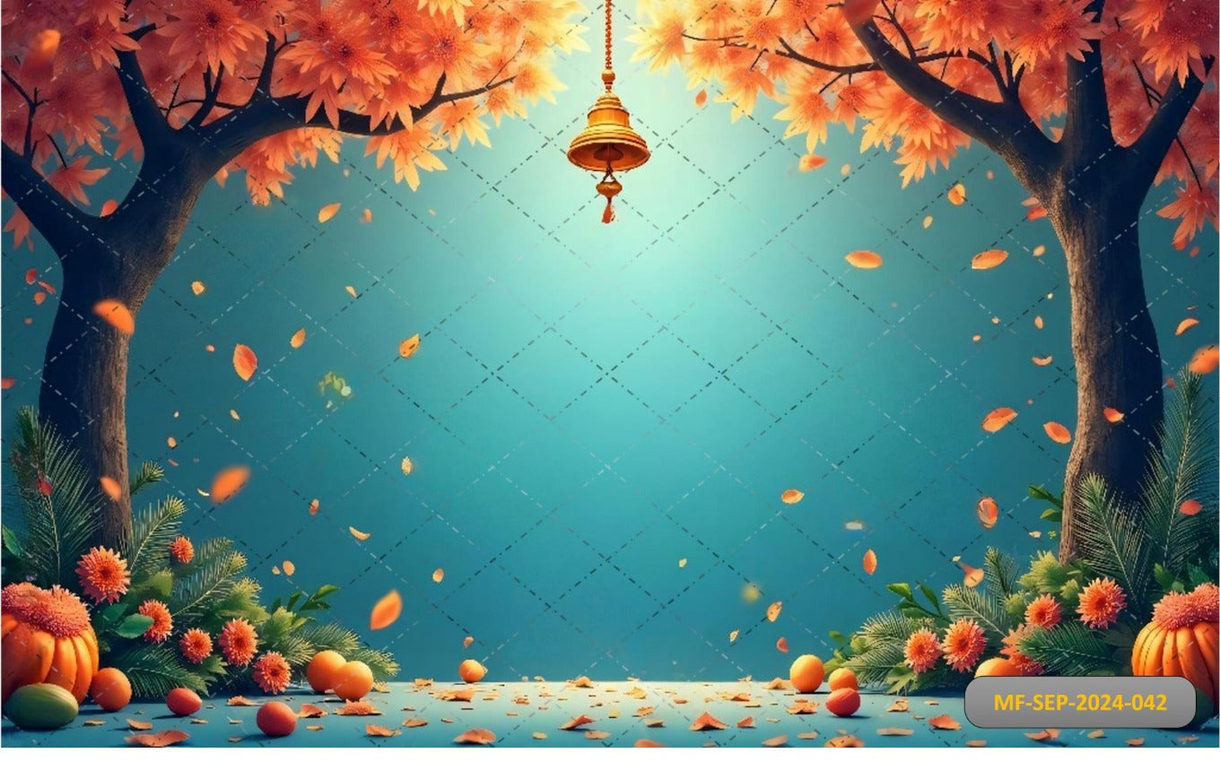 Yellow Flower Tree babyphotoshoots backdrop