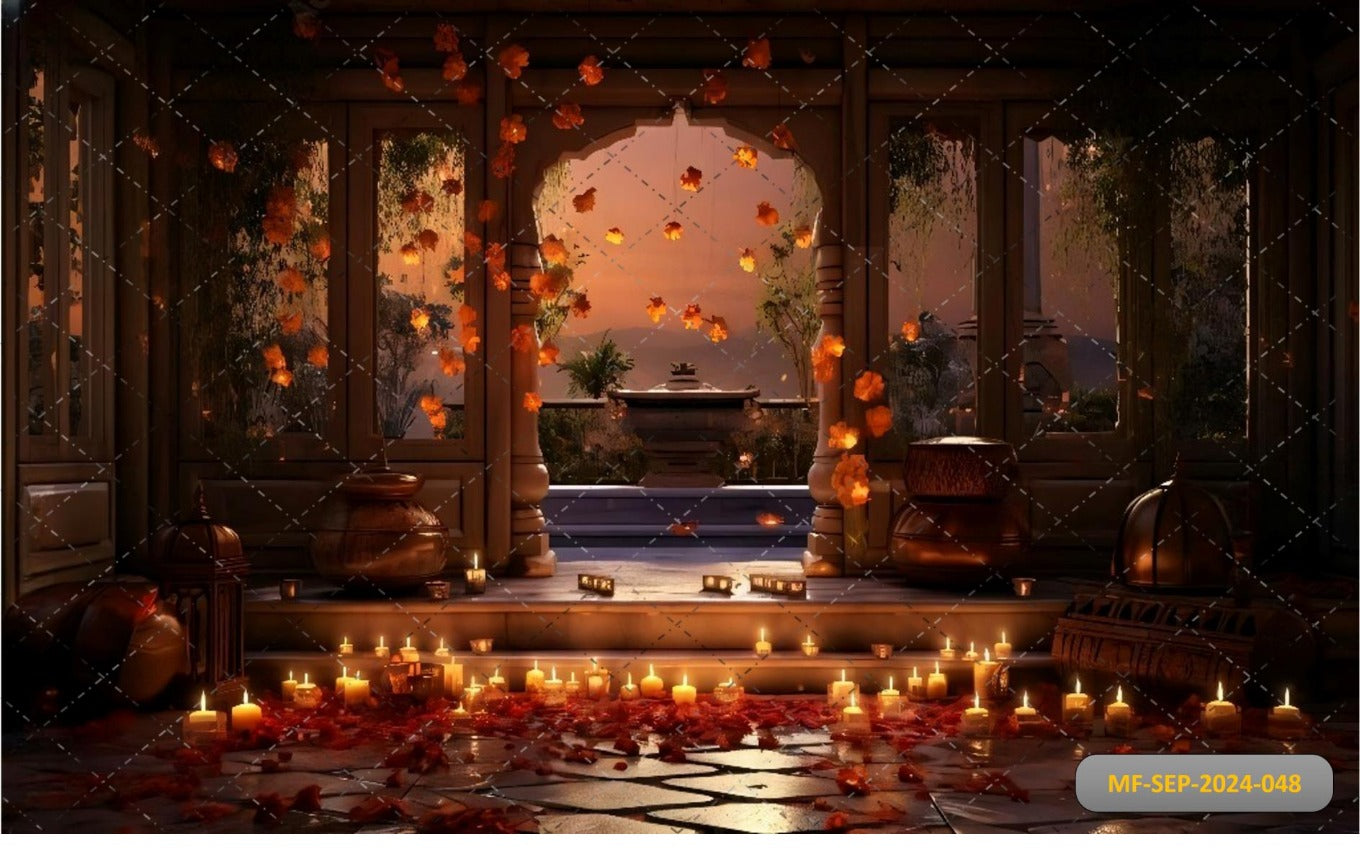 Dark Candle babyphotoshoot Backdrop