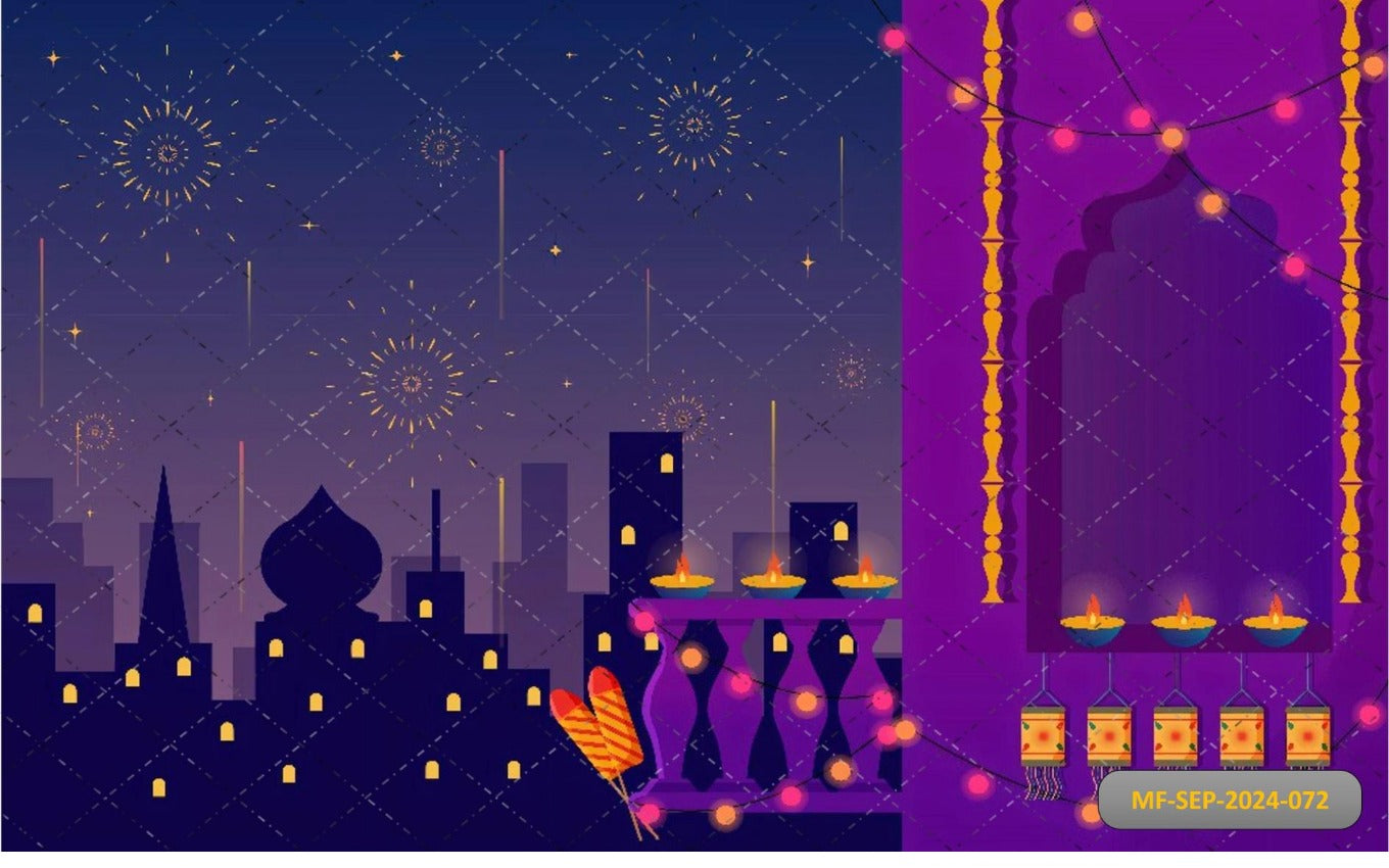 Purple With Yellow Dot babyphotoshoots Backdrop