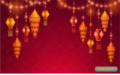 Yellow Light Red babyphotoshoot Backdrop