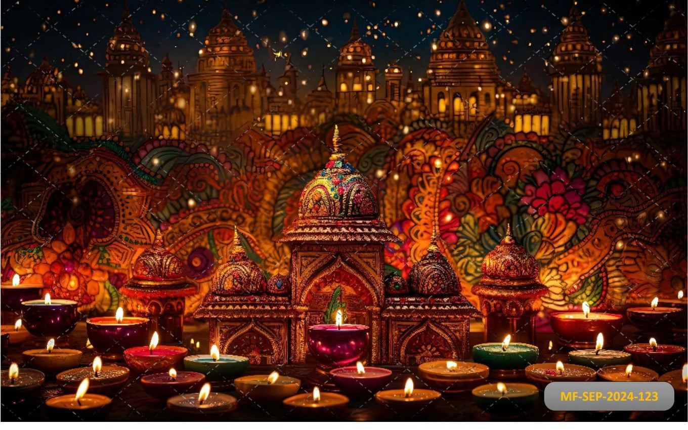 Fort With Lamp Set babyphotoshoot backdrop