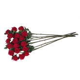Artificial Rose Velvet Red Color