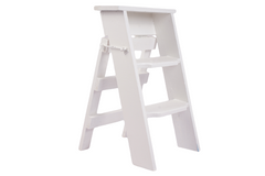 baby and toddler photoshoot props mini ladder white and brown