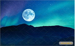Moon theme-Fabric Backdrop