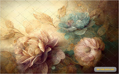 Painting Flower babyphotoshoot Backdrop