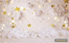 Clouds With Stars babyphotoshoot Backdrop