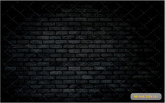 Dark Black Bricks babyphotoshoot Backdrop