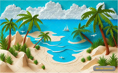 Craft Beach babyphotoshoot Backdrop