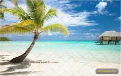 Maldives Beach babyphotoshoot backdrop