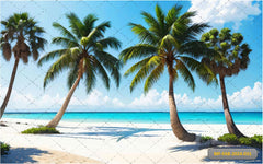 Fiji Island Beach babyphotoshoot Backdrop