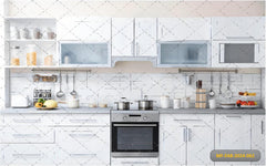 Glass Things With Kitchen babyphotoshoot Backdrop