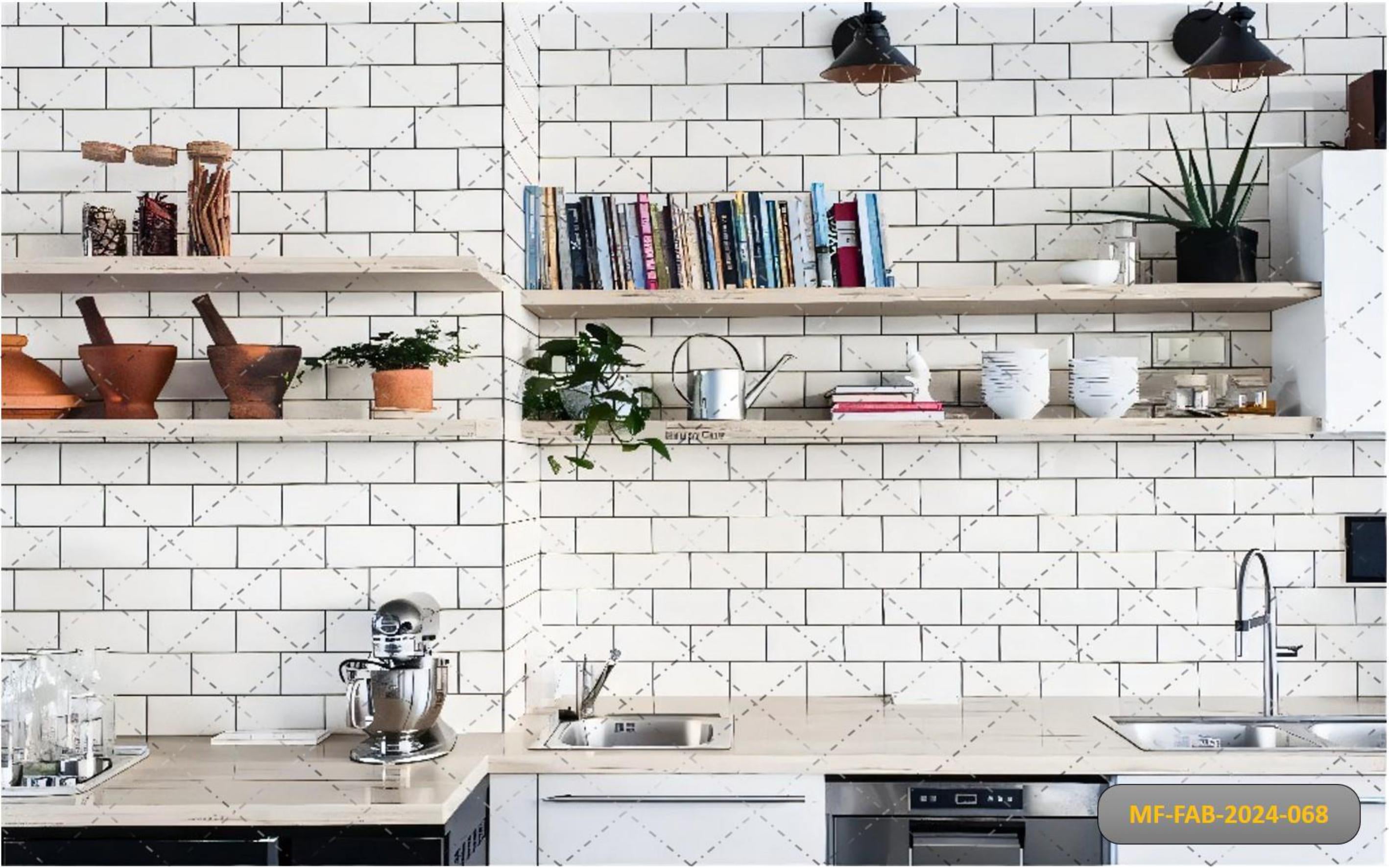 Unique Design Tiles With Kitchen babyphotoshoots Backdrop