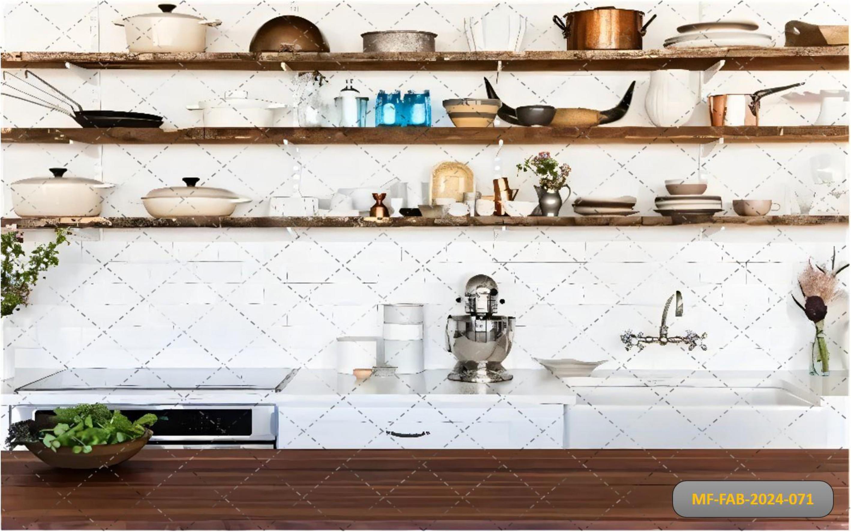 Wooden Rack With Kitchen babyphotoshoot Backdrop