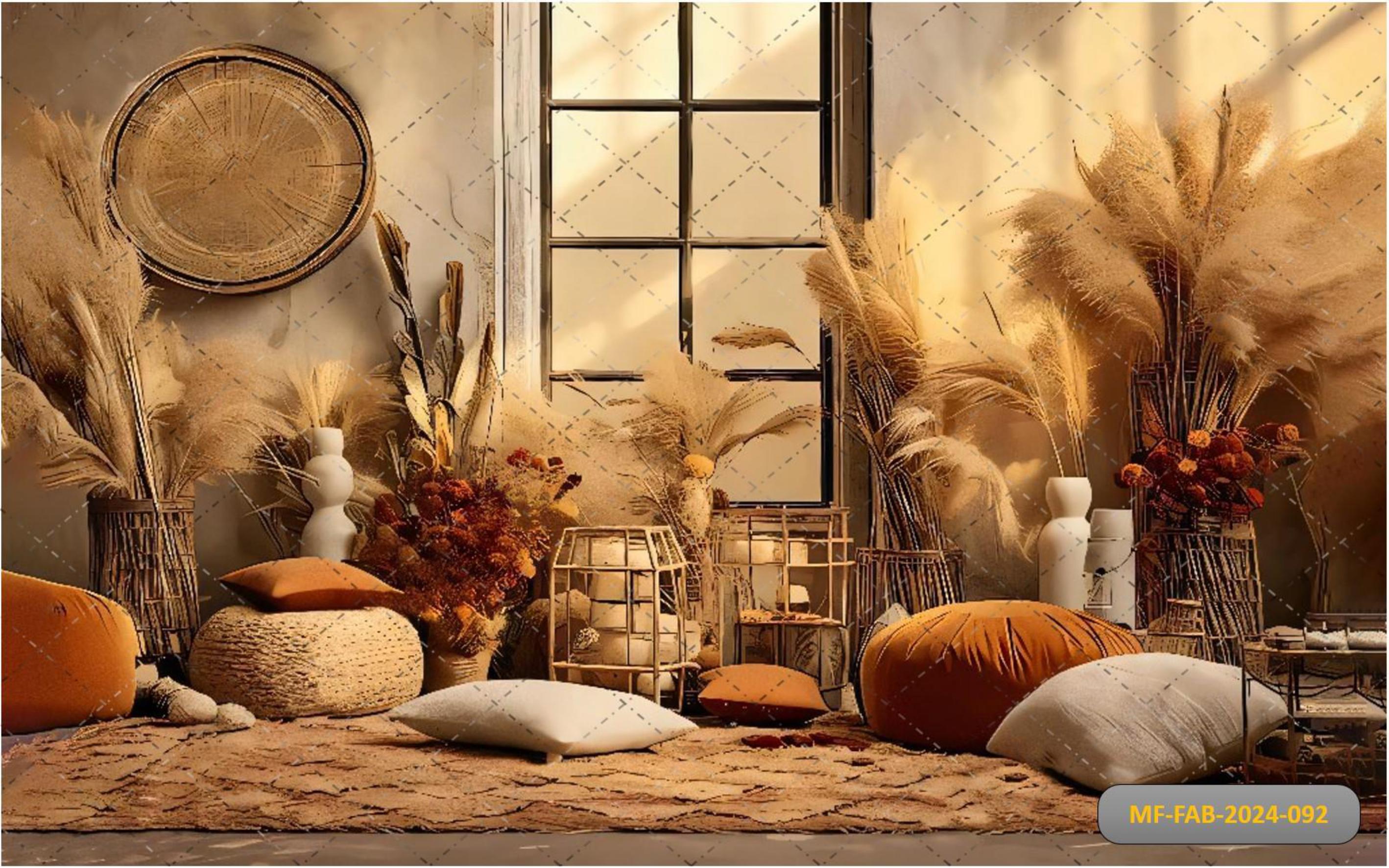 Pillows With Boho babyphotoshoot Backdrop