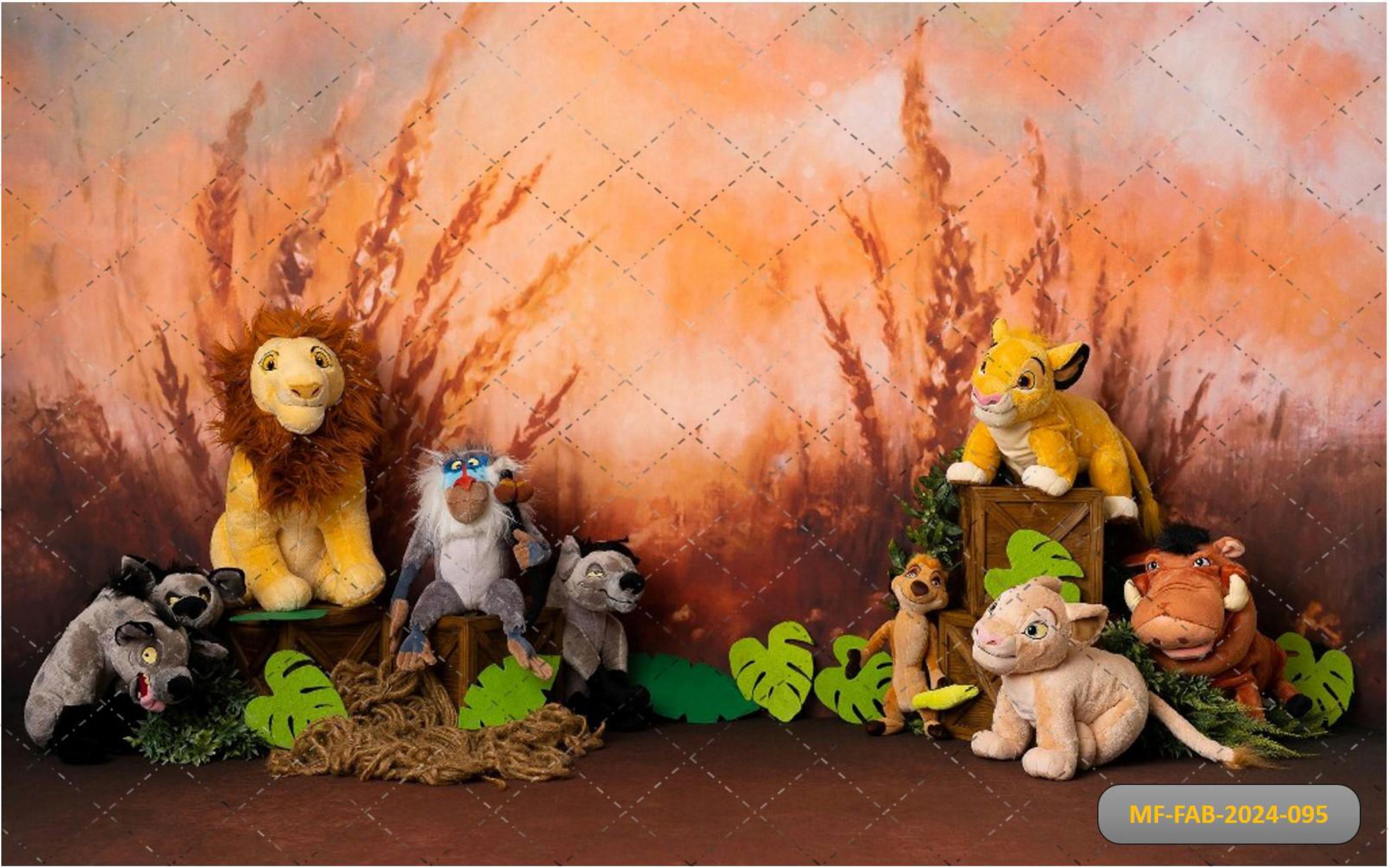 Jungle babyphotoshoot Backdrop