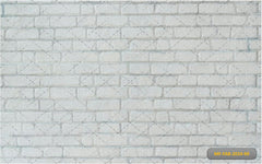 White Brick babyphotoshoot Backdrop