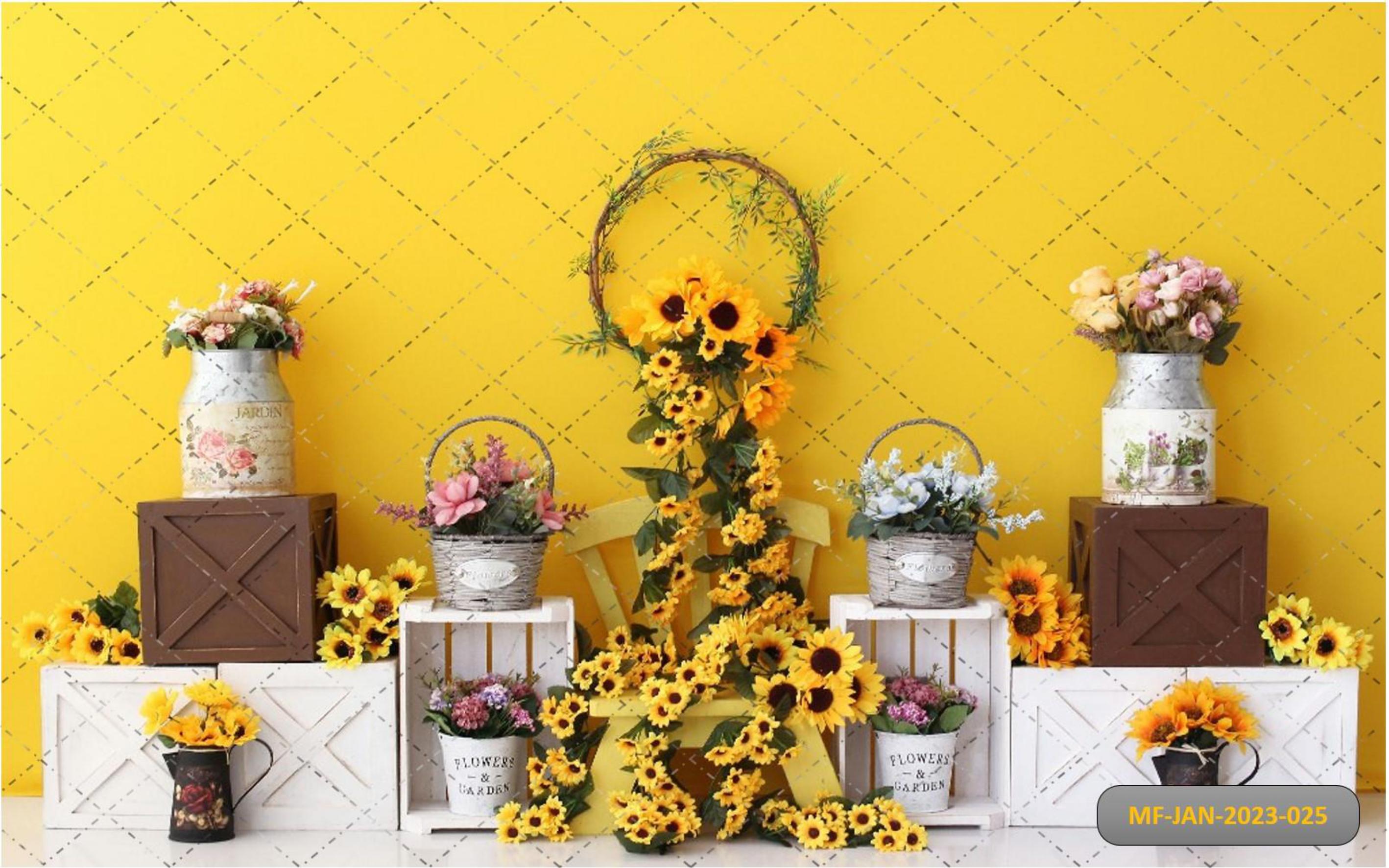 Sunflower Backdrop