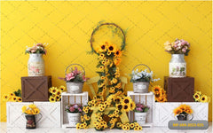 Sunflower Backdrop