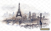 Eiffel Tower Backdrop-Fabric Backdrop
