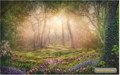 Flower Forest Backdrop-Fabric Backdrop