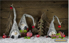 Christmas Cap Theme-Fabric Backdrop