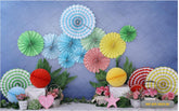 Paper Decorate With Backdrop-Fabric Backdrop