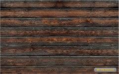 Dark Brown With Green Wood Backdrop