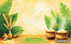 Trational Pongal Backdrop