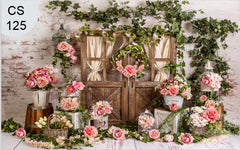 Rose Flower Cover With Door