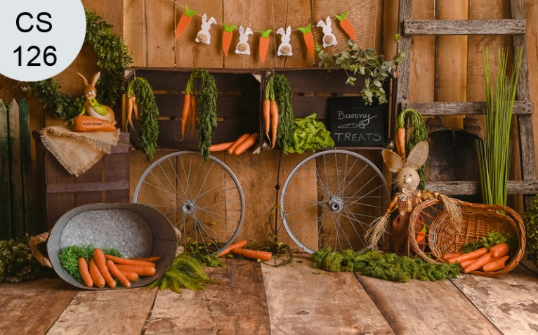 Bunny Treats baby photoshoot