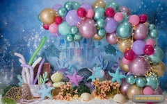 Mermaid Underwater Backdrop