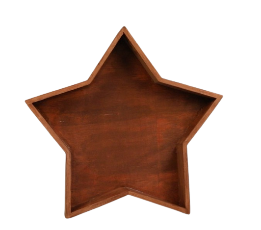 baby and infant photoshoot props star bowl -white and brown