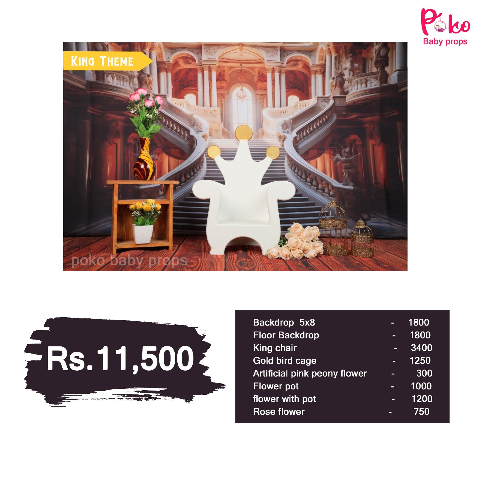 King Ready To Shoot Baby Shoot Theme