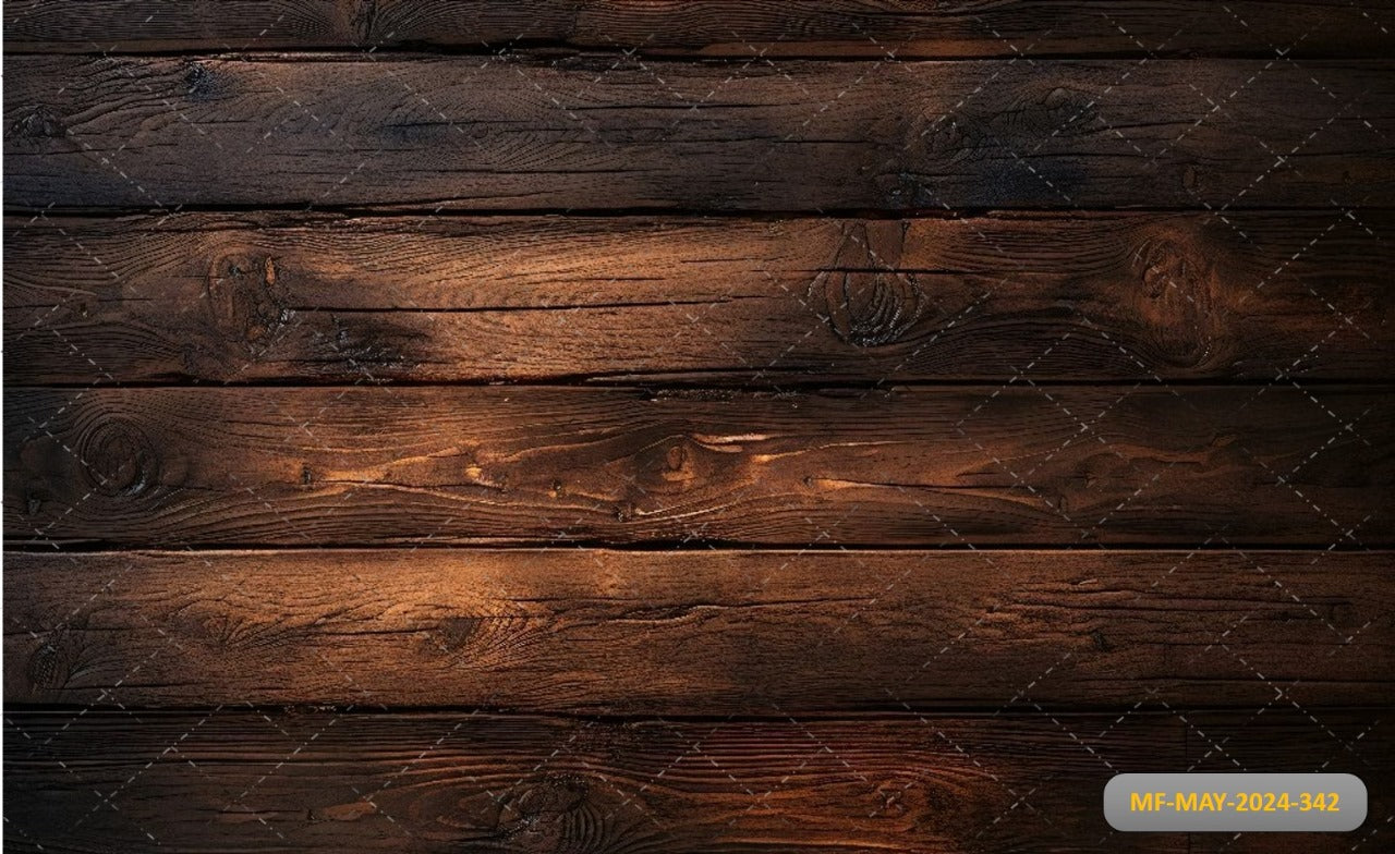 Large Black And Brown Wooden babyphotoshoot Backdrop