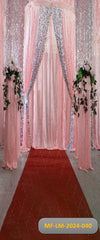 Grand entrance with glitter Backdrop-Fabric backdrop