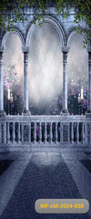 Greenery Arch balcony Backdrop-Fabric backdrop
